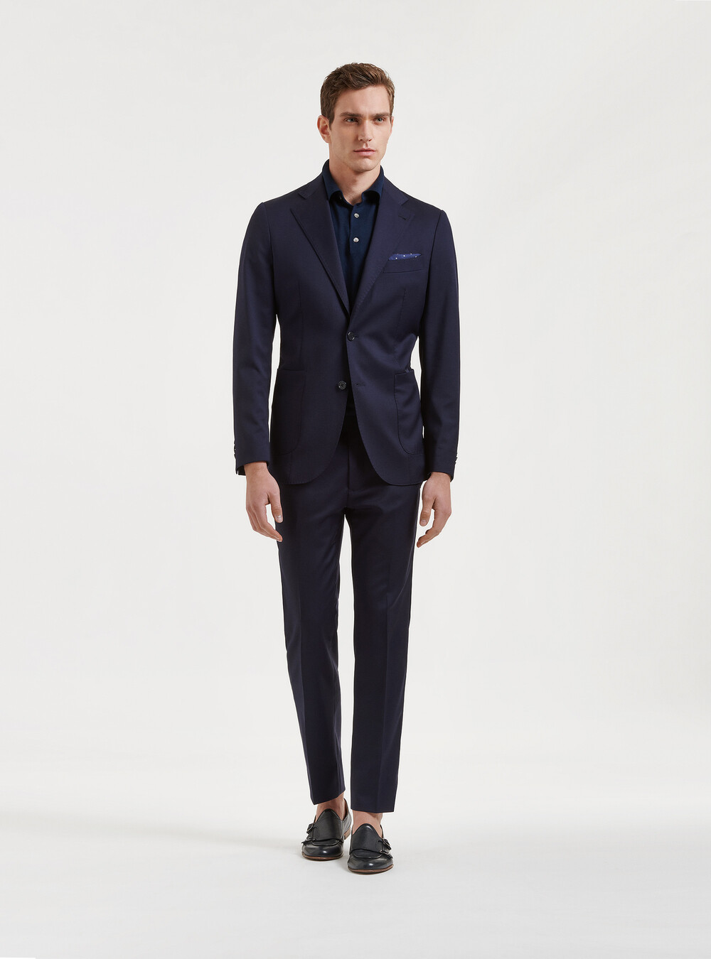 Abito navy in pura lana superfine 110's Vitale Barberis Canonico, 